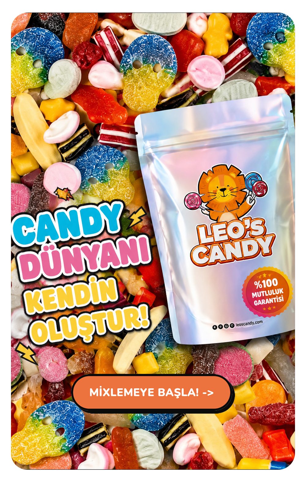 Candy Dünyanı Kendin Oluştur